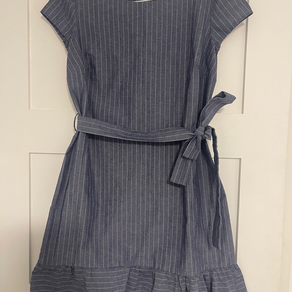 Westport Navy and White Striped Dress